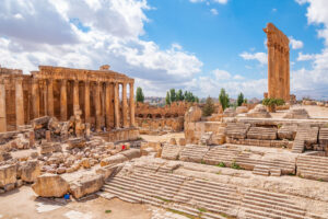 City ruins of Baalbek, Bekaa Valley, Lebanon